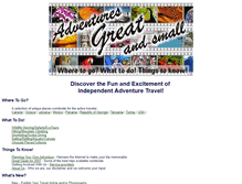 Tablet Screenshot of great-adventures.com